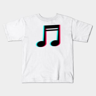 TikTok Music Black Kids T-Shirt